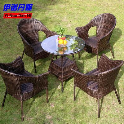 簡約現(xiàn)代 休閑戶外藤椅 手工藤編 家具組合桌椅 花園藤桌椅 批發(fā)